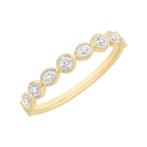 9ct Diamond ring