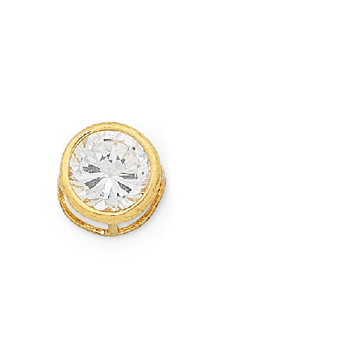 9ct CZ stud earring