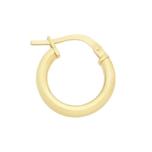 9ct silver filled single hoop