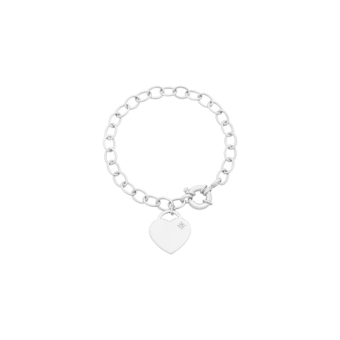 Sterling silver Diamond bracelet