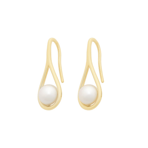 9ct gold Freshwater pearl earrings