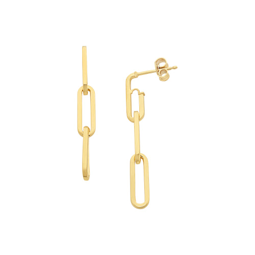 9ct silver filled drop earring