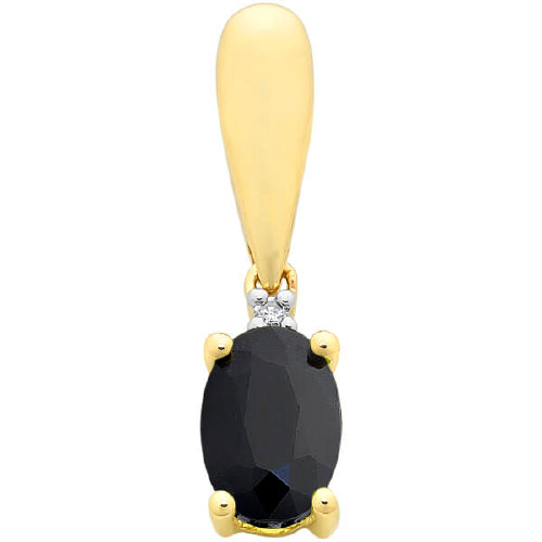 Diamond & Sapphire Pendant