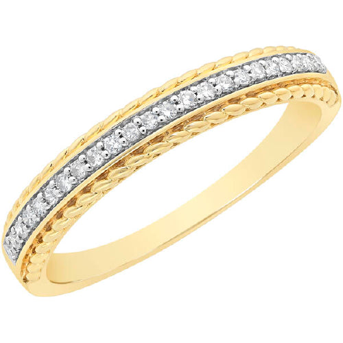 9ct Diamond ring