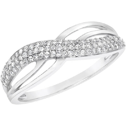 9ct white gold diamond  ring