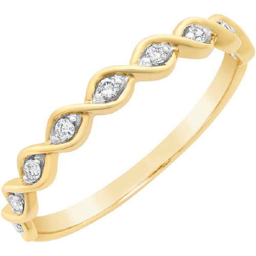 9ct 0.09ct Diamond Ring