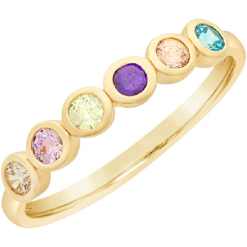 9ct Multi Cz Ring