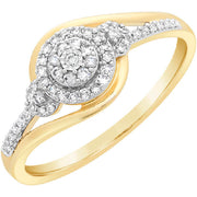 9ct Diamond Ring