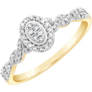 9ct Diamond Ring