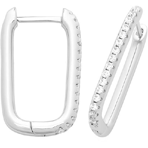 Cubic Zirconia Huggies