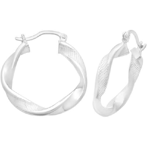 Twisted Hoop Earring