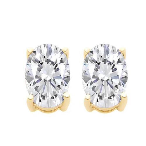 9ct Cubic Zirconia Studs