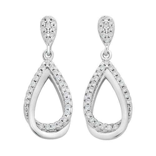 cubic zirconia  Drop Earrings