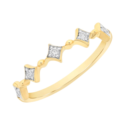 9ct Diamond Ring