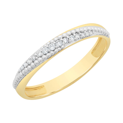 9ct Diamond 0.09ct Ring