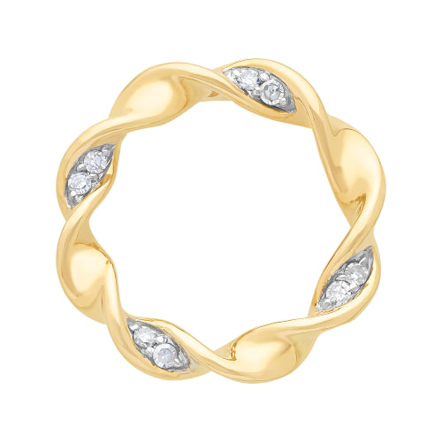 9ct Diamond  Pendant