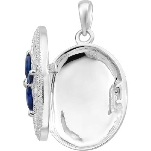 Sapphire Locket
