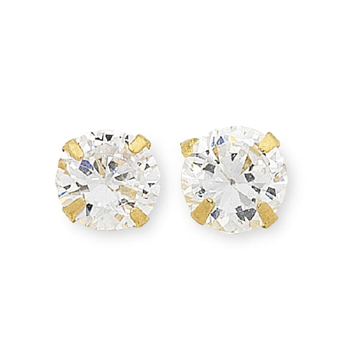 9ct CZ stud earrings