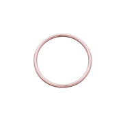 Rose gold plated bangle