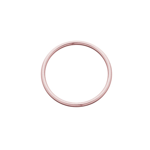 Rose gold plated bangle