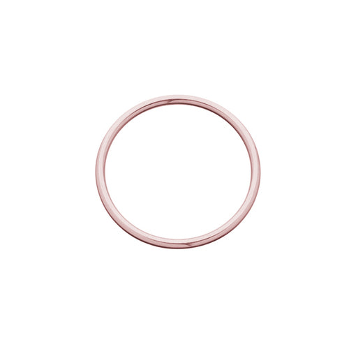 Rose gold plated bangle