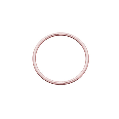 rose plated 60mm golf bangle