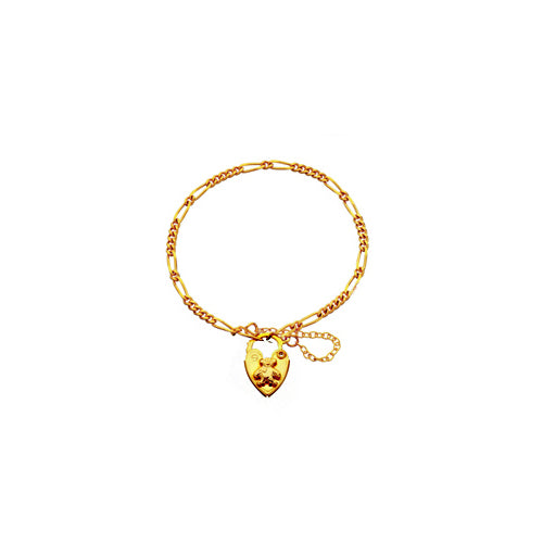 Gp Figaro Bracelet With Teddy Padlock