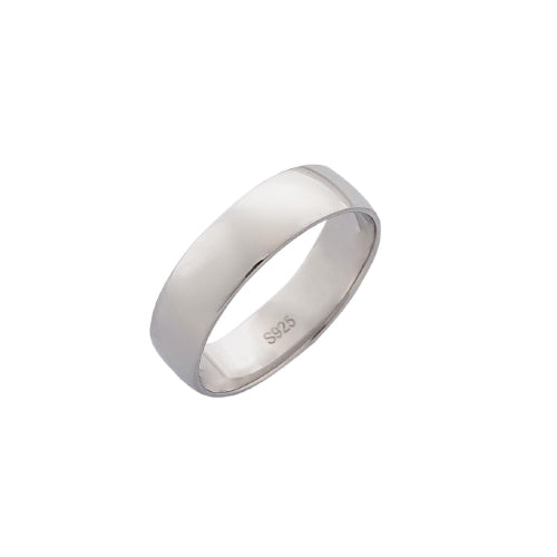 Sterling silver wedding ring