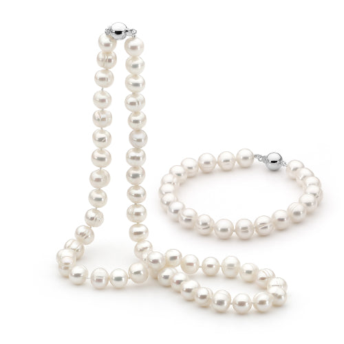 8-9mm white pearl strand