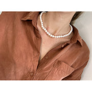 8-9mm white pearl strand