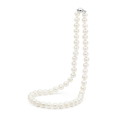 8-9mm white pearl strand