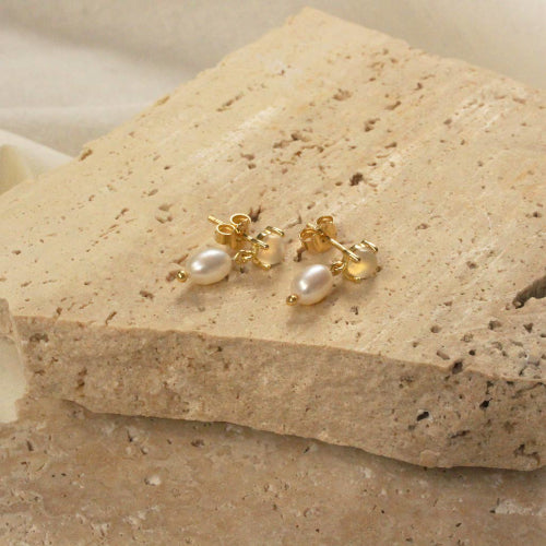 Pearl earrings