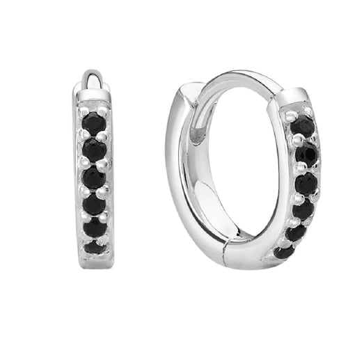 Black Spinel 9mm huggies