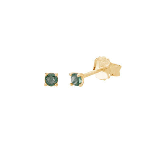 Green Quartz 3MM Studs