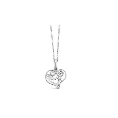 Sterling silver Mother & Child Necklace