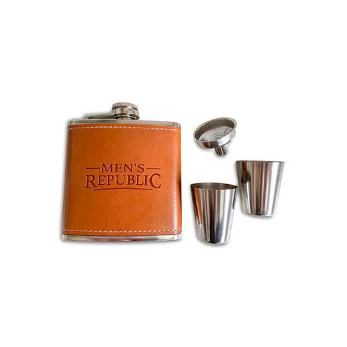 MENS HIP FLASK SET