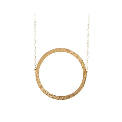 Open coin necklace by Pernille Corydon