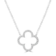 9ct Diamond Motif Necklace