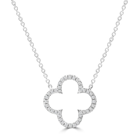 9ct Diamond Motif Necklace