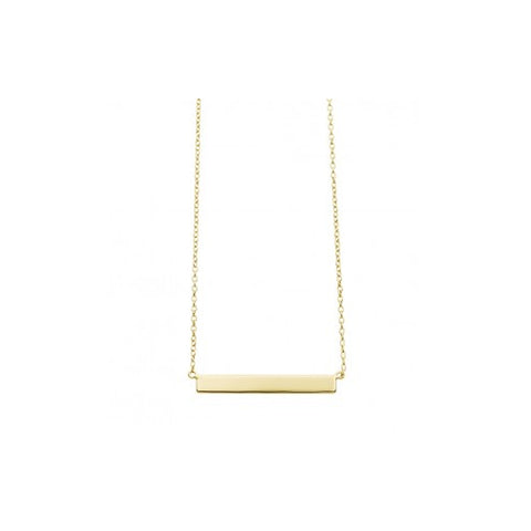 Sterling silver gold plated necklace