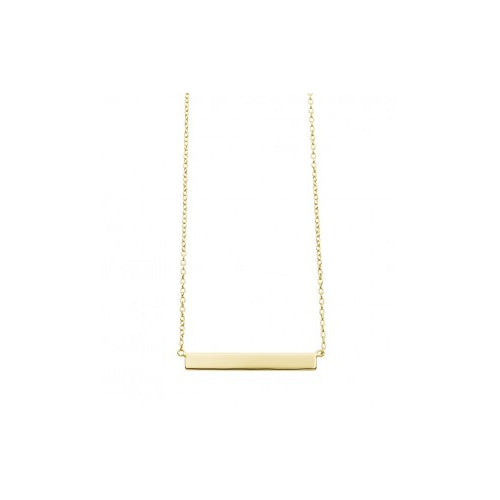 Sterling silver gold plated necklace