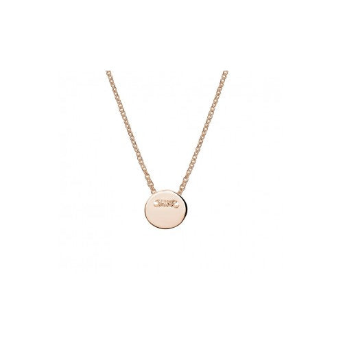 Sterling silver rose gold plated necklac