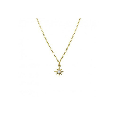 Sterling silver gold plated necklace