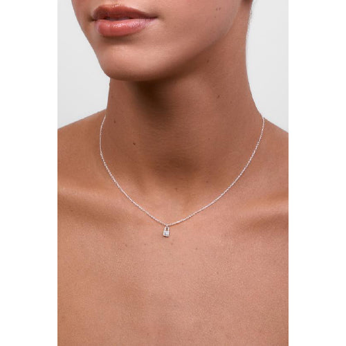 Penny Silver Locket Necklace