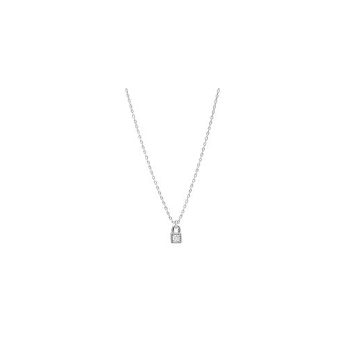 Penny Silver Locket Necklace