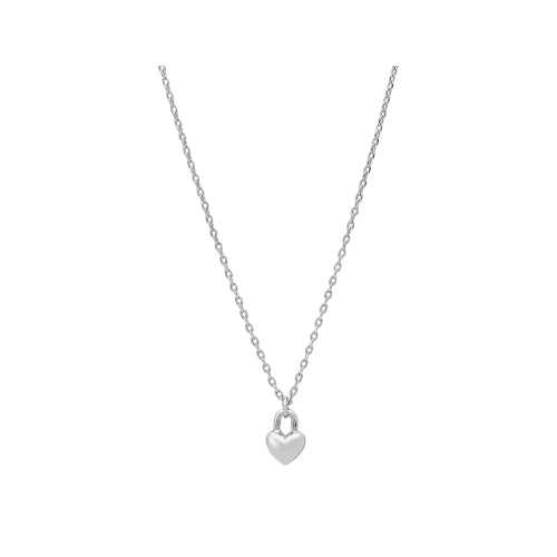 Winnie Silver Heart Necklace