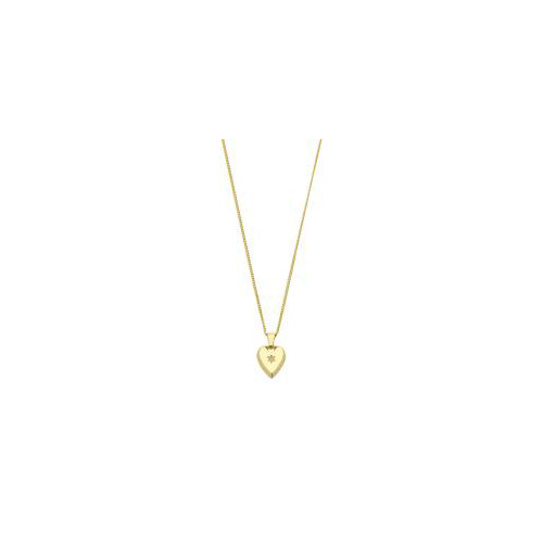 Stella Gold Heart Necklace
