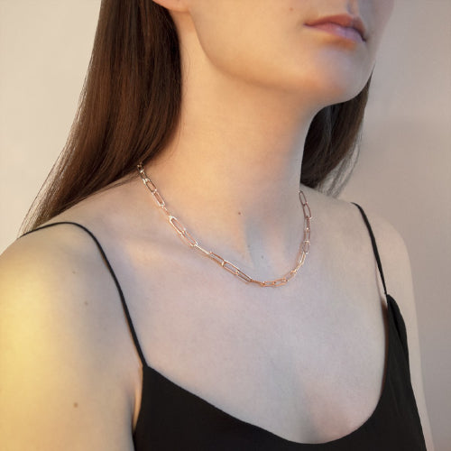 Vista Chain Necklace Sterling Silver