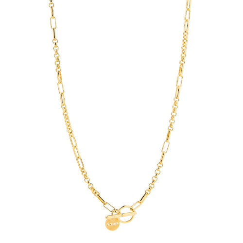 Sterling silver gold plated necklace