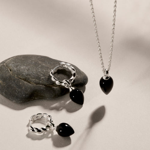 Black Onyx Pendant Necklace